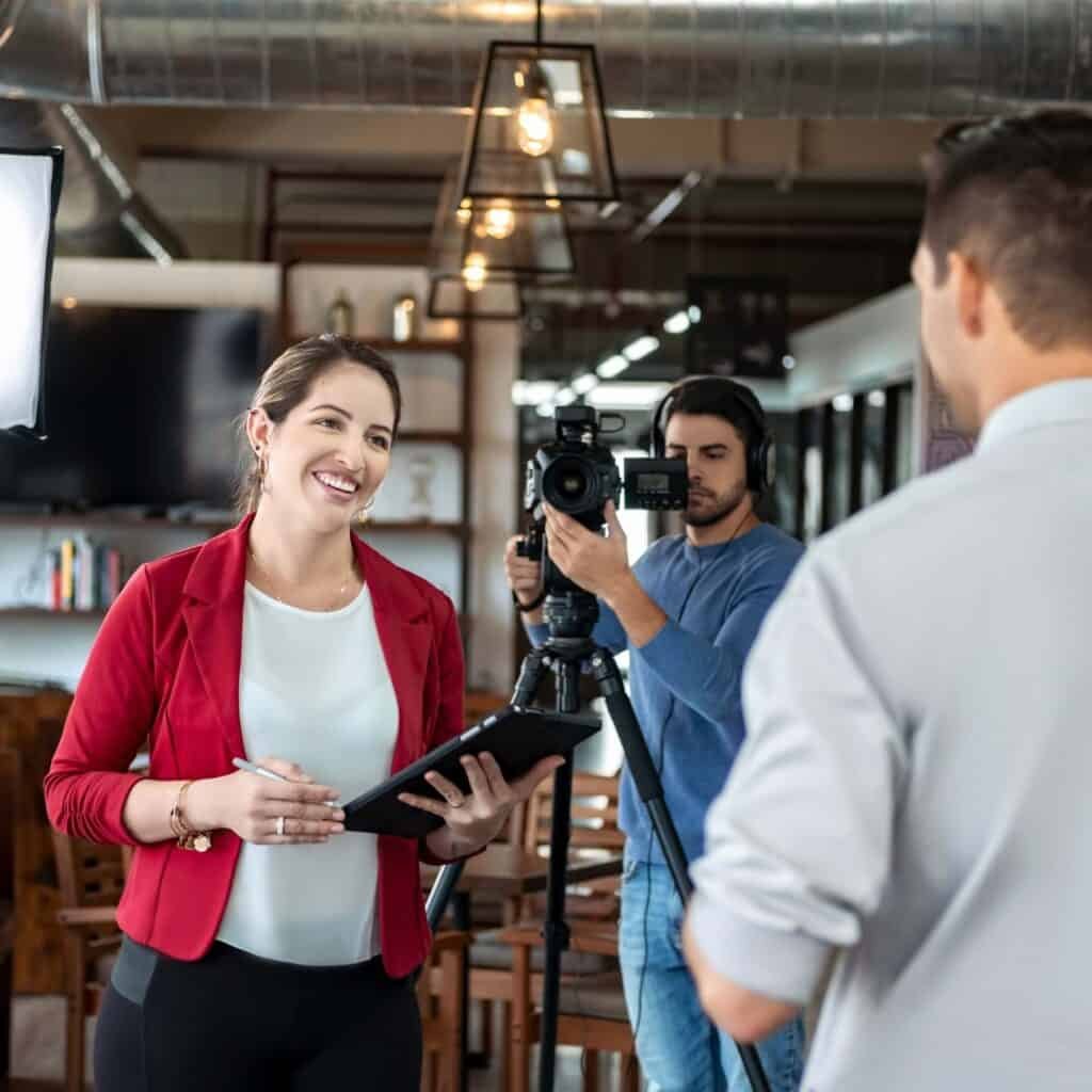 Crafting a Perfect Corporate Video Script 11 corporate interview shoot dreamfoot