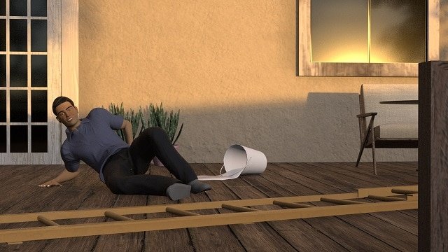 Portfolio 38 Avoid fall from ladder at home